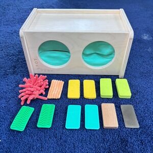 Lovevery Montessori Wooden‎ Sensory Bin Box Toy Set For Toddlers